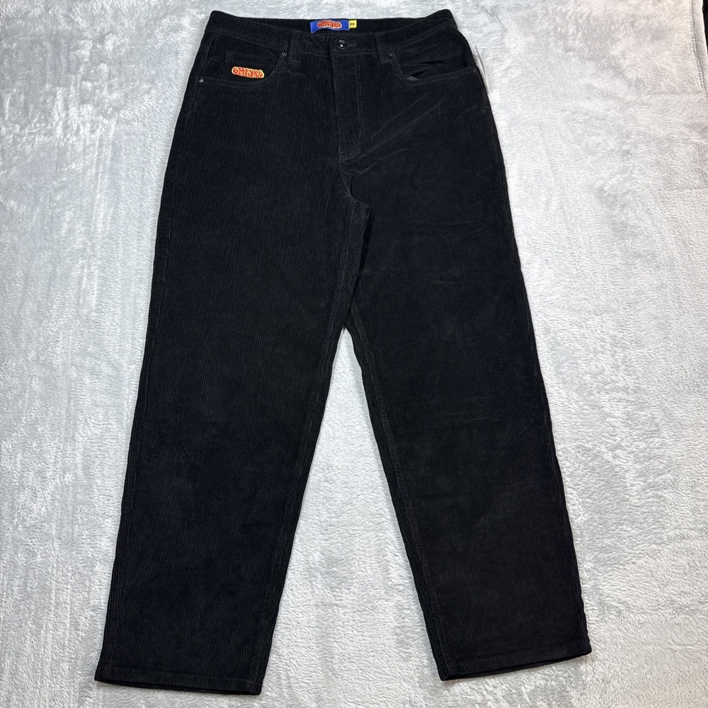 Empyre Loose Fit Sk8 Cords Men 32X29 Black Corduroy Skate